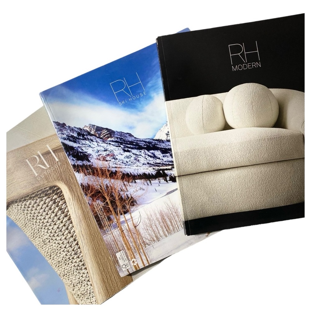 Restoration Hardware 3 Catalogue Set 2020 Beach House Ski Modern & Outdoors